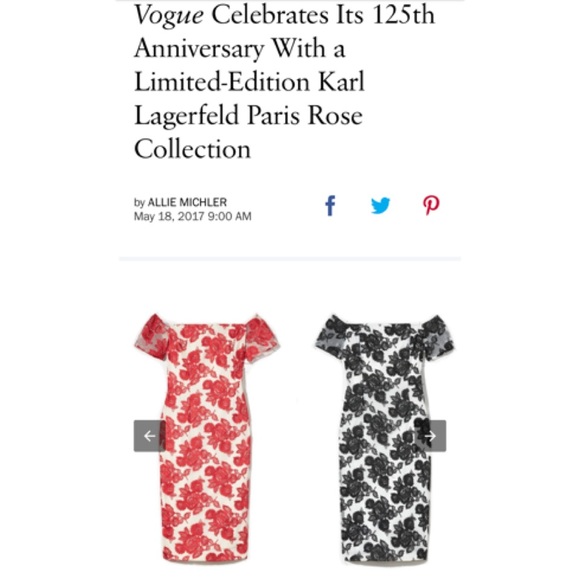 Karl Lagerfeld embroidered floral dress - Picture 3 of 3